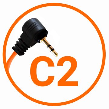 Miops Kamera Verbindungskabel Canon C2 Orange