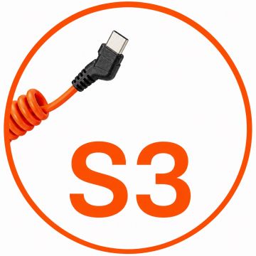 Miops Kamera Verbindungskabel Sony S3 Orange