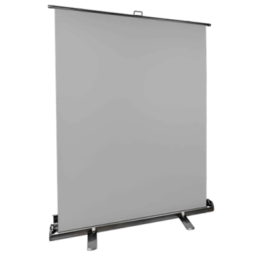 StudioKing Roll-Up Hintergrundschirm FB-150200FGR 150x200 cm Grau