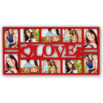 Zep Bilderrahmen XB5055R Reus Red für 10 Bilder