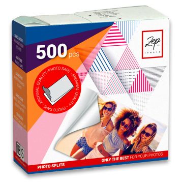 Zep Foto Stickers Doppelseitig BX500 500 Stück 13x17 mm
