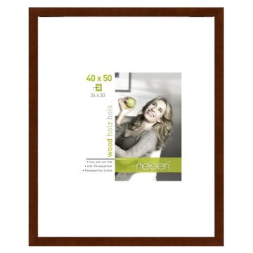 Nielsen Bilderrahmen 8988024 Apollon Wenge 40x50 / 24x30 cm