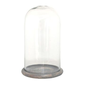 Clayre Eef Glasglocke 6GL3536 Transparent 17x29 cm Clayre Eef Glasglocke 6GL3536 Transparent 17x29 cm