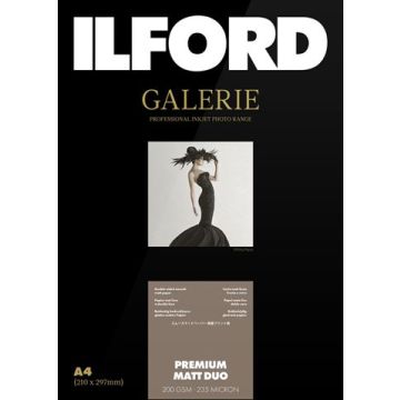 Ilford Galerie Premium Matt Duo 200g A4 50 Blatt Ilford Galerie Premium Matt Duo 200g A4 50 Blatt