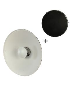 StudioKing Beauty Dish Weiss SK-BD550W 55 cm für Falcon Eyes