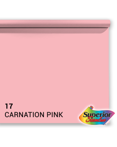 Superior Hintergrund Papier 17 Carnation Pink 1,35 x 11m