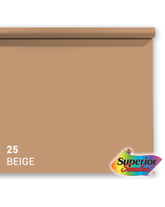 Superior Hintergrund Papier 25 Beige 1,35 x 11m