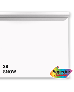 Superior Hintergrund Papier 28 Snow 1,35 x 11m