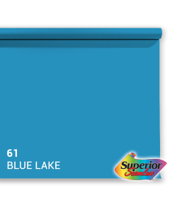 Superior Hintergrund Papier 61 Blue Lake 1,35 x 11m