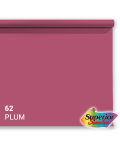 Superior Hintergrund Papier 62 Plum 1,35 x 11m