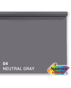 Superior Hintergrund Papier 04 Neutral Grey 2,72 x 11m