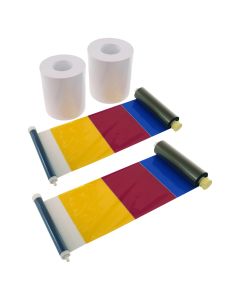 DNP Papier 2 Rollen je 400 St. 10x15 Perforiert auf 10x10 cm für DS620