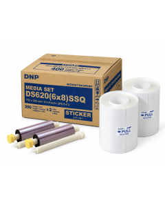 DNP Papier Snow Quartz 2 Rollen je 200 St. 15x20 für DS620