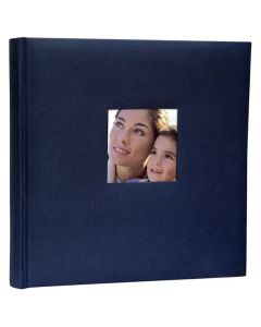 Zep Foto Album OB313130 Cotton Con Velina Blue mit 30 Seiten 31x31 cm