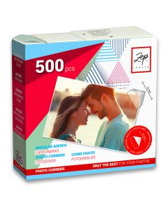 Zep Fotoecken Selbstklebend CR500 500 Stück 15x15 mm