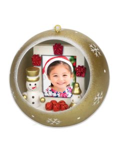 Foto Weihnachtskugel Eithel LS442 3,5x4,5 ø10 cm