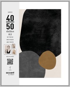 Nielsen Bilderrahmen 5440124 Super 8 Matt Silber 40x50 cm