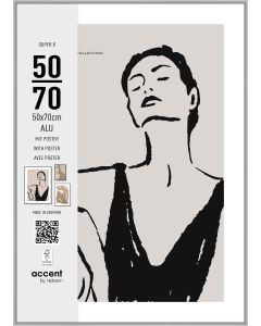 Nielsen Bilderrahmen 5452124 Super 8 Matt Silber 50x70 cm