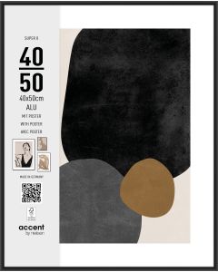 Nielsen Bilderrahmen 5440126 Super 8 Schwarz 40x50 cm