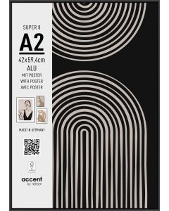 Nielsen Bilderrahmen 5441126 Super 8 Schwarz 42x59,7 cm