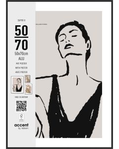 Nielsen Bilderrahmen 5452126 Super 8 Schwarz 50x70 cm