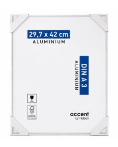 Nielsen Bilderrahmen 59719 Accent Weiß Glänzend 29,7x42 cm