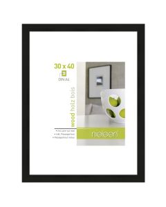 Nielsen Bilderrahmen 8988016 Apollon Schwarz 30x40 / 21x29,7 cm
