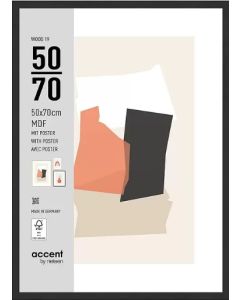 Nielsen Bilderrahmen 3252201 Wood 19 Schwarz 50x70 cm