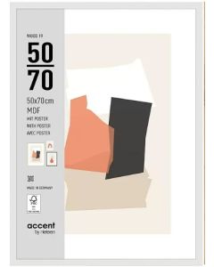 Nielsen Bilderrahmen 3252202 Wood 19 Wei&szlig; 50x70 cm