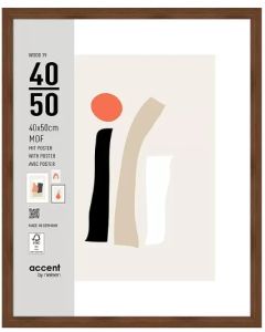 Nielsen Bilderrahmen 3240205 Wood 19 Walnuss 40x50 cm