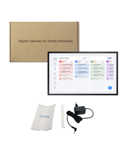 Fotocube 3-in-1 Digitaler Fotorahmen mit Kalender PW156-CA Schwarz 15.6 Inch