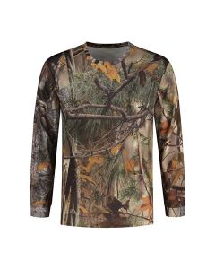 Stealth Gear T-Shirt Langarm Camo Forest Print Größe M