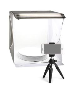 Orangemonkie Mini-Drehteller Foldio360 mit Aufnahmezelt und Stativ
